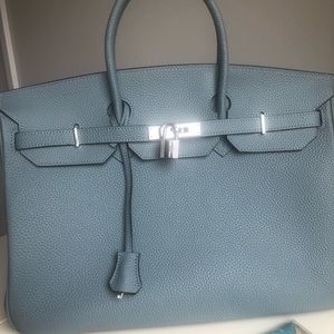 Ainifeel Padlock Handbag 40cm